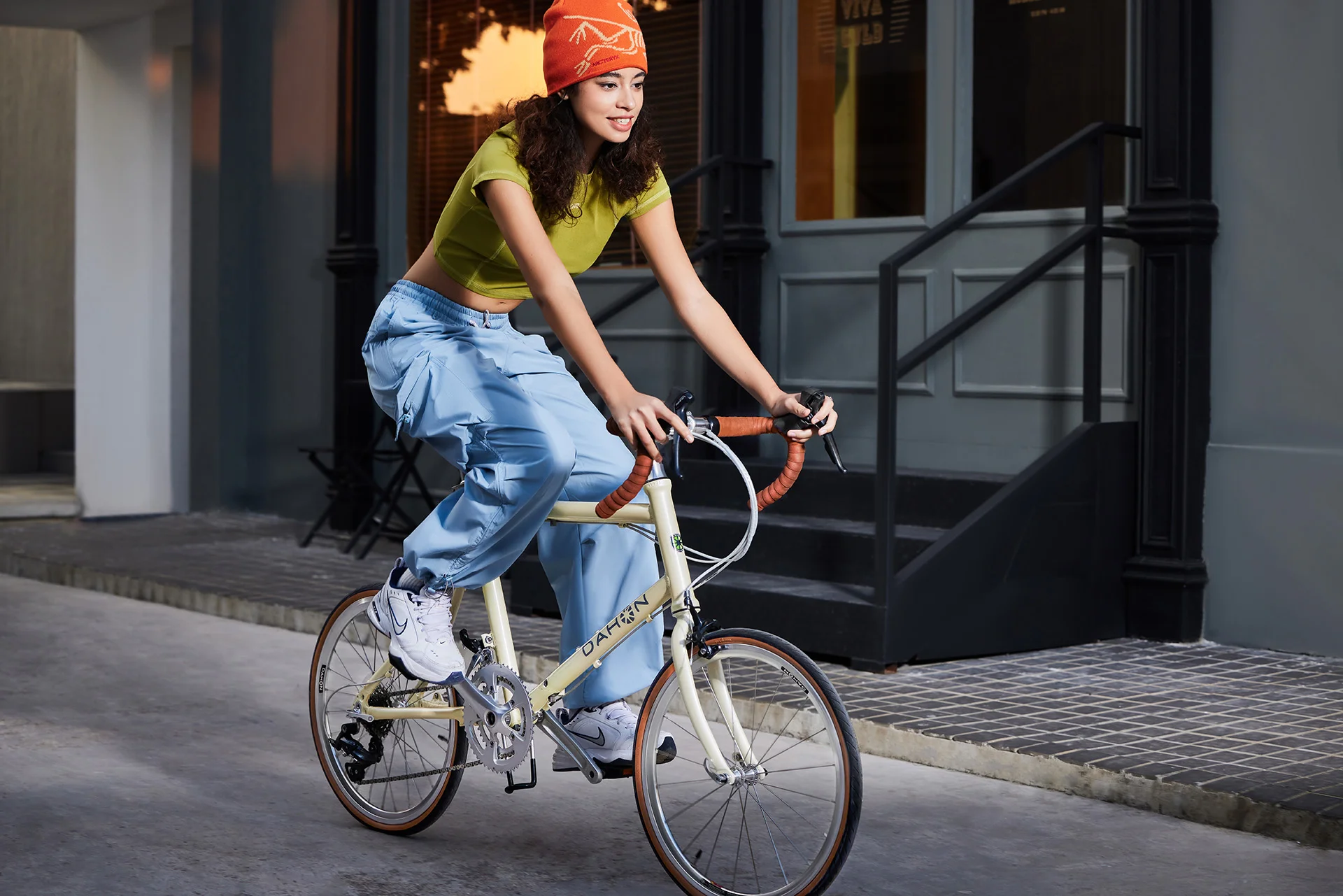 Folding Bicycle Lifestyle Photography ecommerce product visual